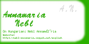 annamaria nebl business card